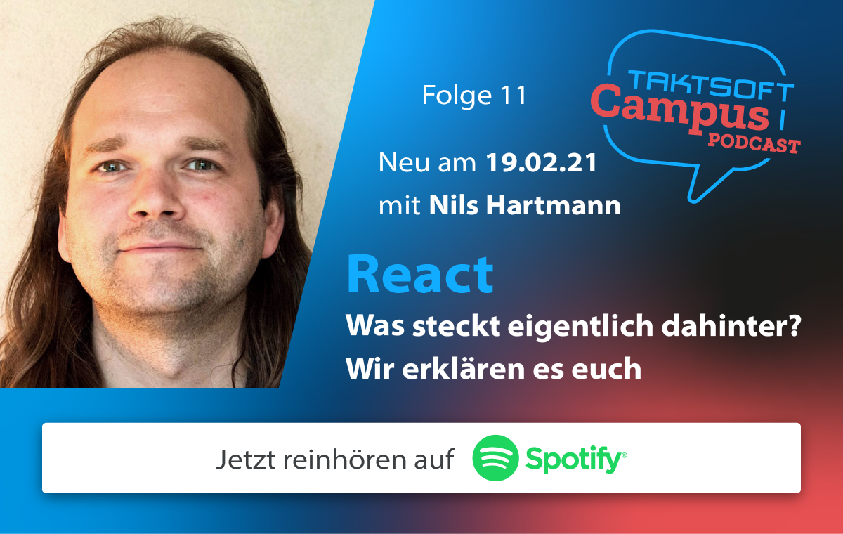 Teaser-Bild fuer den Artikel React: Was steckt eigentlich dahinter (Podcast)